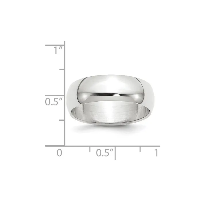 Rings Solid 14K Yellow Gold White Gold 7mm HalfRound MensWomens Wedding Band Ring Size 45 Goldia Rings Solid 14K Yellow Gold White Gold 7mm HalfRound MensWomens Wedding Band Ring Size 45 Goldia