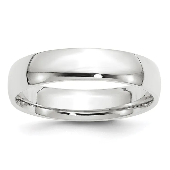 Rings Solid 18K White Gold 5mm Light Weight Comfort Fit MensWomens Wedding Band Ring Size 75 Goldia Rings Solid 18K White Gold 5mm Light Weight Comfort Fit MensWomens Wedding Band Ring Size 75 Goldia