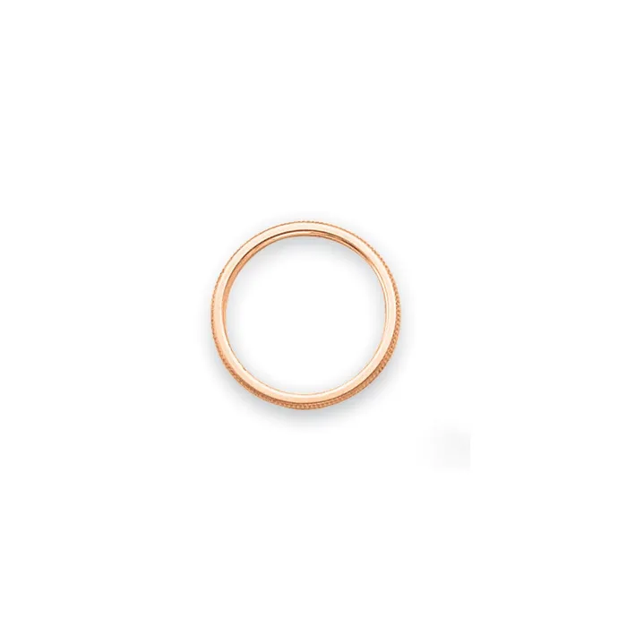 Solid 10K Rose Gold 15mm Milgrain MensWomens Wedding Band Ring Size 8 Goldia Rings Solid 10K Rose Gold 15mm Milgrain MensWomens Wedding Band Ring Size 8 Goldia Rings