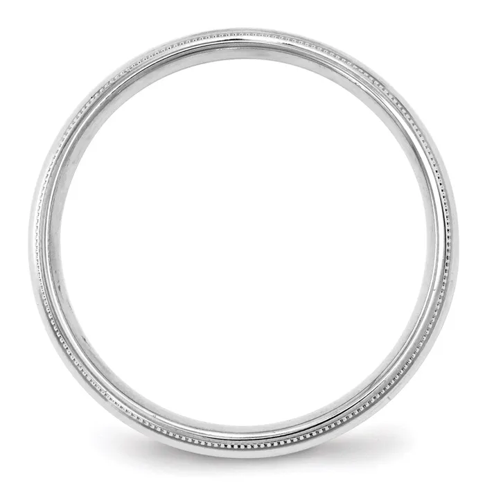 Solid 10K White Gold 4mm Milgrain Comfort Fit MensWomens Wedding Band Ring Size 115 Goldia Rings Solid 10K White Gold 4mm Milgrain Comfort Fit MensWomens Wedding Band Ring Size 115 Goldia Rings