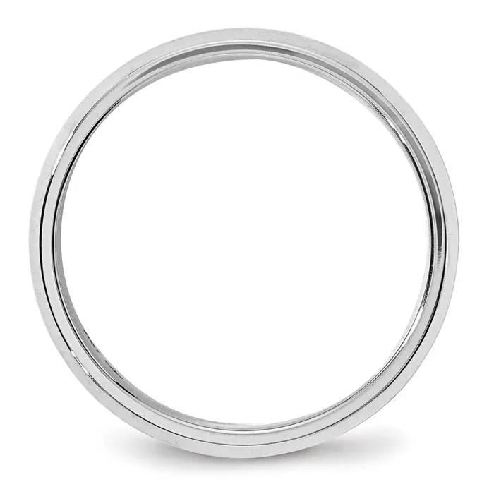 Solid 10K White Gold 6mm Bevel Edge Comfort Fit MensWomens Wedding Band Ring Size 65 Goldia Rings Solid 10K White Gold 6mm Bevel Edge Comfort Fit MensWomens Wedding Band Ring Size 65 Goldia Rings