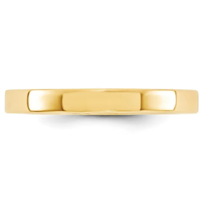 Solid 10K Yellow Gold 3mm Standard Flat Comfort Fit MensWomens Wedding Band Ring Size 135 Goldia Rings Solid 10K Yellow Gold 3mm Standard Flat Comfort Fit MensWomens Wedding Band Ring Size 135 Goldia Rings