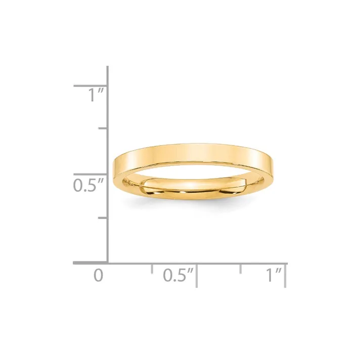 Solid 10K Yellow Gold 3mm Standard Flat Comfort Fit MensWomens Wedding Band Ring Size 135 Goldia Rings Solid 10K Yellow Gold 3mm Standard Flat Comfort Fit MensWomens Wedding Band Ring Size 135 Goldia Rings