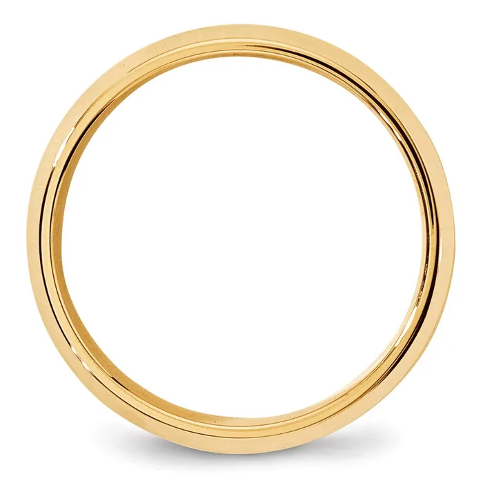 Solid 10K Yellow Gold 7mm Bevel Edge Comfort Fit MensWomens Wedding Band Ring Size 11 Goldia Rings Solid 10K Yellow Gold 7mm Bevel Edge Comfort Fit MensWomens Wedding Band Ring Size 11 Goldia Rings
