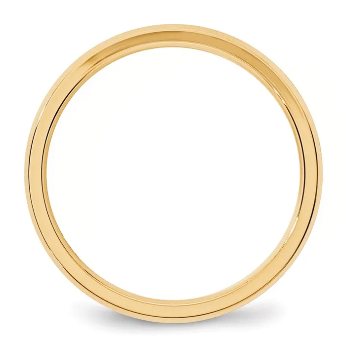 Solid 14K Yellow Gold 3mm Bevel Edge Comfort Fit MensWomens Wedding Band Ring Size 9 Goldia Rings Solid 14K Yellow Gold 3mm Bevel Edge Comfort Fit MensWomens Wedding Band Ring Size 9 Goldia Rings