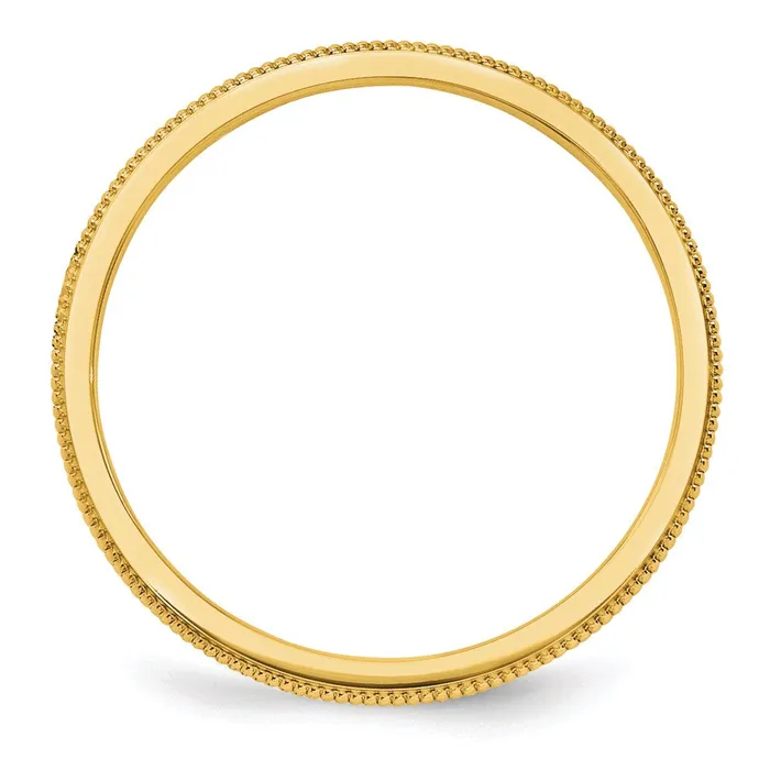 Solid 18K Yellow Gold 15mm Milgrain MensWomens Wedding Band Ring Size 45 Goldia Rings Solid 18K Yellow Gold 15mm Milgrain MensWomens Wedding Band Ring Size 45 Goldia Rings