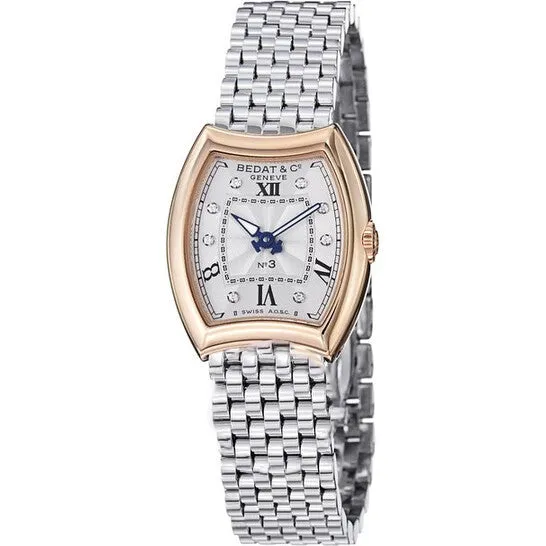 Watches JMS always Original Bedat No 3 Silver Diamond Dial Ladies Watch 305401109 Watches JMS always Original Bedat No 3 Silver Diamond Dial Ladies Watch 305401109