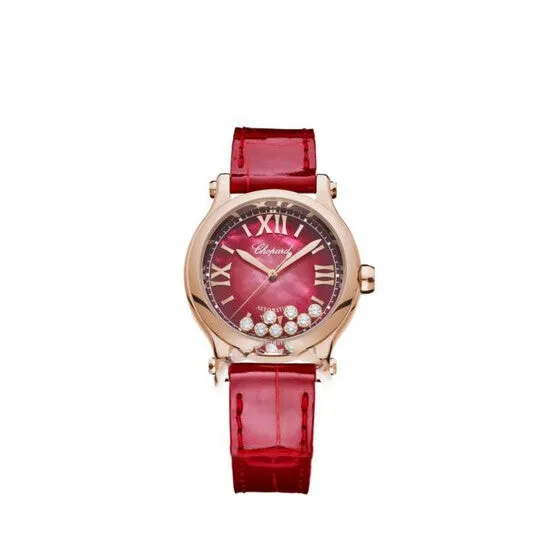 Watches JMS always Original Chopard Happy Sport Automatic Red Dial Ladies Watch 275378 5005 Watches JMS always Original Chopard Happy Sport Automatic Red Dial Ladies Watch 275378 5005