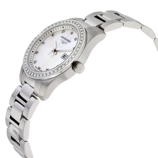 Watches JMS always Original Longines Conquest Mother of Pearl Diamond Dial Ladies Watch L33000876 Watches JMS always Original Longines Conquest Mother of Pearl Diamond Dial Ladies Watch L33000876