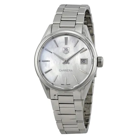 Watches JMS always Original Preowned Tag Heuer Carrera Mother of Pearl Dial Ladies Watch WAR1311BA0773 Watches JMS always Original Preowned Tag Heuer Carrera Mother of Pearl Dial Ladies Watch WAR1311BA0773
