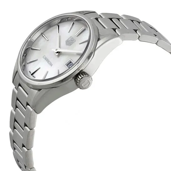 Watches JMS always Original Preowned Tag Heuer Carrera Mother of Pearl Dial Ladies Watch WAR1311BA0773 Watches JMS always Original Preowned Tag Heuer Carrera Mother of Pearl Dial Ladies Watch WAR1311BA0773