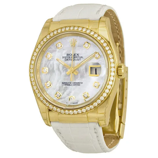 Watches JMS always Original Rolex Datejust Mother of Pearl Dial 18kt Yellow Gold Ladies Watch 116188MDL Watches JMS always Original Rolex Datejust Mother of Pearl Dial 18kt Yellow Gold Ladies Watch 116188MDL