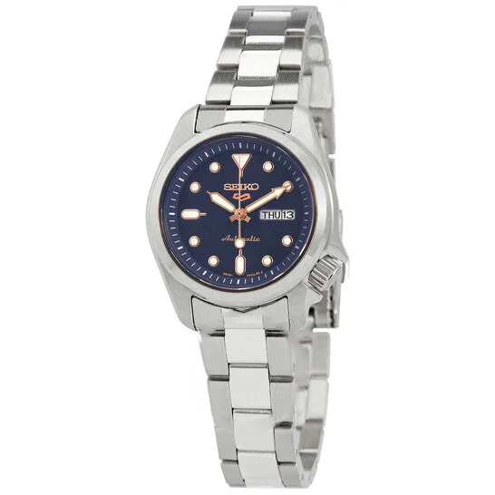 Watches JMS always Original Seiko 5 Sports Automatic Blue Dial Ladies Watch SRE003K1