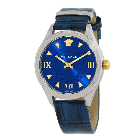 Watches JMS always Original Versace Hellenyium Quartz Blue Dial Ladies Watch VE2S00122