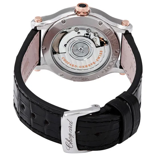 Watches Original Chopard Happy Sport Automatic Ladies Diamond Watch 2785596001BLK JMS always Watches Original Chopard Happy Sport Automatic Ladies Diamond Watch 2785596001BLK JMS always