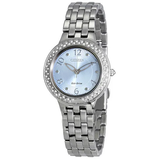 Watches Original Citizen Silhouette Blue Dial Stainless Steel Ladies Watch FE208056L JMS always Watches Original Citizen Silhouette Blue Dial Stainless Steel Ladies Watch FE208056L JMS always