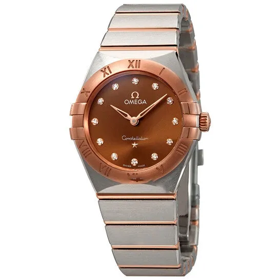 Watches Original Omega Constellation Manhattan Sunbrushed Brown Diamond Dial Ladies Watch 13120286063001 JMS always Watches Original Omega Constellation Manhattan Sunbrushed Brown Diamond Dial Ladies Watch 13120286063001 JMS always
