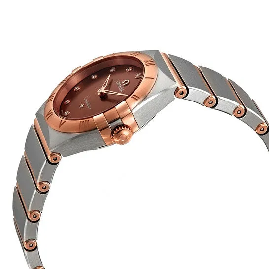 Watches Original Omega Constellation Manhattan Sunbrushed Brown Diamond Dial Ladies Watch 13120286063001 JMS always Watches Original Omega Constellation Manhattan Sunbrushed Brown Diamond Dial Ladies Watch 13120286063001 JMS always